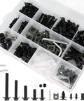 195 Piece Stainless Steel Motorcycle Fairing Bolt Kit M5 M6 Universal Fit For Sportbike Windscreen Screws Fasteners Clips