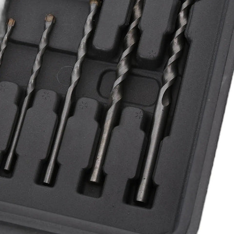 Top Notch Adjustable Hole Saw Cutter Set From 40Mm To 200Mm Abs Cover Included For Cutting Plywood And Cement Board DIY Home Projects, steel bits in case