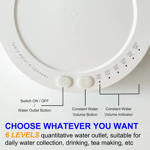 Control panel of Intelligent Desktop Barrel Water Dispenser Pump, Removable Automatic Pour, BPA Free Drinking Pump