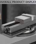 Heavy Duty 5 Inch Vise With 360 Degree Swivel Base For CNC Milling Woodworking And Drill Press, steel bench vise display