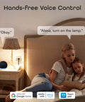 Mother uses Smart Plug Mini 15A WiFi Outlet 4 Pack For Alexa And Google Home No Hub Required App Remote Control UL Certified