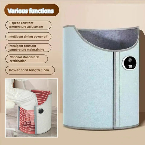 Under Desk Foot Warmer Portable Personal Electric Panel Heater For Office Quiet And Cozy Foot And Leg Warmer With Timer features