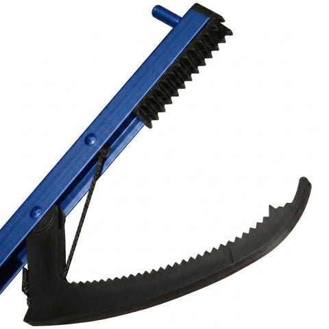 26 Inch Reacher Grabber Tool Set Of 2 With Aluminum Frame, 3 Inch Wide Jaw And Magnetic Tip, Lightweight Rust Proof Construction, Ergonomic Handle, Blue For Quick Grabs And Easy Pickup And Retrieval