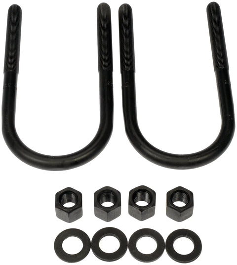 Leaf Spring Axle U Bolt Kit Heavy Duty Bolt On For Securely Attaching Leaf Springs To Vehicle Or Trailer Axle Easy Install Rugged Hardware