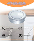 Washer And Dryer Control Knob Replacement DC97-18058C with ABS Core, shown in stainless finish, front view