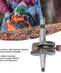 Crankshaft Assembly Built From Alloy Steel With Non Paint Coating For A Smooth Surface Heavy Duty Power Transmission And Reciprocating Motion Drop In For Stihl 026 And MS260 Chainsaws Replacement For Part 1121 030 0405, chainsaw crankshaft on white