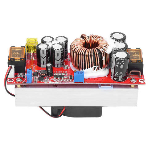 Heavy Duty Dc Dc Boost Converter Step Up Module 10 To 60V Input with copper coil and components for solar battery projects.