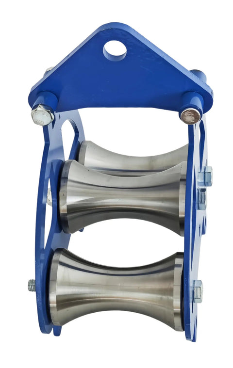 Heavy Duty Steel Cable Puller Sheave Engineered For Smooth Wire Feeding And Quick Direction Swings built with steel roller design.