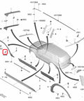 Diagram of Heavy Duty 30 Piece Fender Liner Retainers And Splash Shield Fasteners Clip Kit For Ford And Dodge Trucks components.