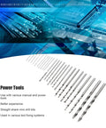 25 Piece Micro Drill Bit Set HSS Straight Shank For Jewelry Watches PCB Crafts 0.5mm To 3mm Nine Sizes For Manual And Power Tools