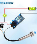Inductive Proximity Sensor 8Mm M8 LJ8A3-2-Z/BX NPN Normally Open wiring diagram with cylindrical switch for industrial use