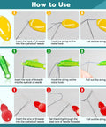 How to use All In One Sewing Tool Kit With Automatic Needle Threaders And No Fuss Threaders For Quick Repairs by Lechchy
