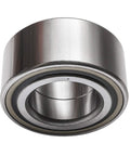 Close-up of a metal Front Wheel Bearing Assembly For Hyundai Sonata Santa Fe Kia Optima Kia Sportage Rondo Dodge Stealth 3000GT Driver Or Passenger Side Complete Replacement Direct Fit 510034.
