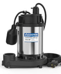Three Quarters Horsepower Sump Pump For Basement Flooding, 4200 GPH Submersible Water Pump With Automatic Float Switch