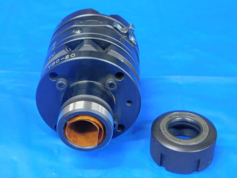 EDM Sinker Tooling Block For ROBOFIL CTA20 Collet And YBC20 System Pro Grade Tool Holder Kit, black cylindrical setup