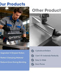 Comparison of 3-Station Edge Roller Bender For Sheet Metal Roofing with upgraded features and other bending tools