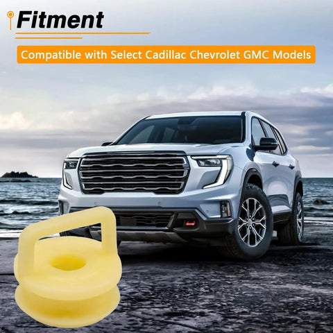 Shift Cable Bushing Kit For Transmission Shifter Linkage TPU Replacement Set 14092 in front of Cadillac Chevrolet GMC vehicle