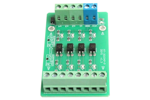 4 Channel Optocoupler Isolator Module With Level Voltage Converter For PLC Signals PNP NPN To NPN 3.3V To 12V Plug And Play Ready