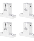 Four SK8 aluminum rail supports for CNC in 8Mm By 900Mm Linear Motion Rod Guide Set with 4 SCS8UU bearings, durable build for smooth movement