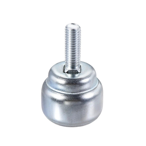 Ball Transfer Bearing Unit 24mm Ball Roller With 360 Degree Rotation Bolt Mount 20kg Load Per Unit 1.22x1.02in Body M8x22mm Thread