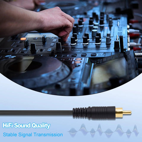 RCA Screw Terminal Block Adapter Cable Solderless Connector 2 Pin RCA Male To AV Extension for audio use with mixing board.
