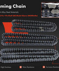 Engine Timing Chain Kit With VVT Sprocket For DOHC V6 3.0L 3.2L 3.6L, alloy steel timing chain on display