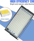 JUDYSSY Security Lights Led Floodlight Waterproof Spotlight Wall Light Ip65 Re, 2835 SMD high efficiency chip design.