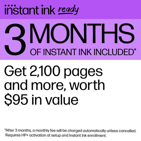 Slick Wireless All-In-One Color Inkjet Printer With Scanner And Copier For Home Office Includes Three Month Ink Supply promotion