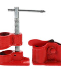 Three Quarter Inch Pipe Clamp With Quick Release Cast Iron Construction For Woodworking And Carpentry, Lightweight Durable Tool