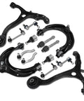 Ultimate Front Control Arm Kit With Ball Joints Sway Bar Links And Tie Rods Perfect For Your Daily Ride Or Weekend Warrior Builds Keeps Things Smooth And Safe On The Road. 2008-2012 Honda Accord front suspension kit with control arms, ball joints, links, and tie rods