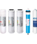 90 GPD Complete Replacement Filter Set For Ultimate Series Reverse Osmosis System, USA Made, high capacity filtration components