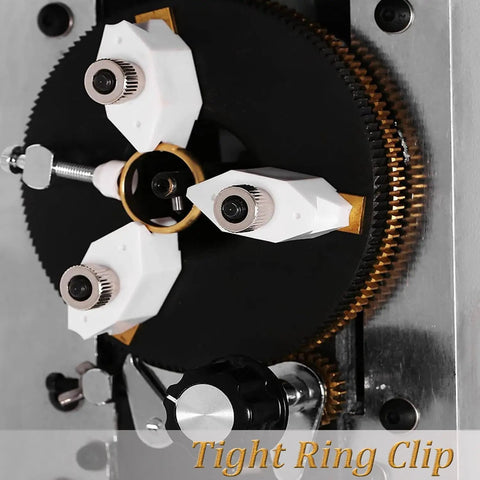 Professional Double Sided Dial Ring Engraver Featuring Hella Precise Hard Alloy Pen Tip For Sleek Inner Jewelry Marking And 1.5Mm To 2.0Mm Sturdy Letter Blocks tight ring clip mechanism