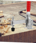 Two Pack Welding Toggle Clamps For Jig Fixtures, Quick Release Fixed Location Clamps, Durable Iron Construction for projects