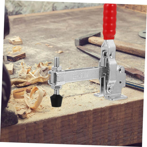 Two Pack Welding Toggle Clamps For Jig Fixtures, Quick Release Fixed Location Clamps, Durable Iron Construction for projects