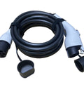 Heavy Duty Type Two To Type One EV Charging Cable Sixteen Feet Long SAE J1772 Adapter with flexible, durable design for easy use.