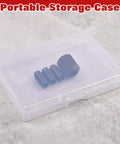 Replacement Collet And Nut Kit For CN1 in clear portable storage case, includes 3 collets and 1 nut, compatible with Rotozip tools