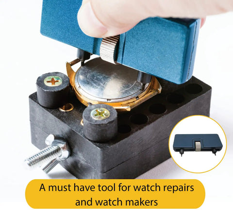 Watch Back Opener And Case Remover Tool Set For DIY Repair Easy Safe Pro Grade Gear To Open Back Covers Remove Bases And Access Inner Works