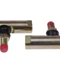 2 Pack Ball Joint Drag Link Tie Rod End Kit For Cub Cadet MTD Lawn Tractors, Compatible With LT1018 LT1022 LT1024 1515 1517 1525 1527 1529, Includes 711-1408 711-1409A 7230610 723-0610, Zinc Yellow Finish, metal tie rod ends with red threads
