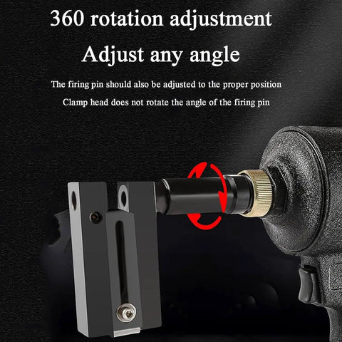 Pro Grade Pneumatic Hole Puncher With 360 Degree Swivel And Quiet Exhaust Guard For Rock Solid Performance On Tough Sheet Metal Panels And Fast Trade Shop Work