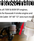 Inline Fuel Filter Replacement 49019-0031 For EFI Engines Compatible With FR691V FR651V FR600V FR730V FX691V FX730V FX850V FX921V 730V 850V And More Durable No Hassle Easy Install High Flow Gas Filter For Lawn Care Equipment in use