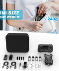 Drone With Camera And Built In Screen On Controller For Beginners, foldable quadcopter set, mini size lightweight under 249g