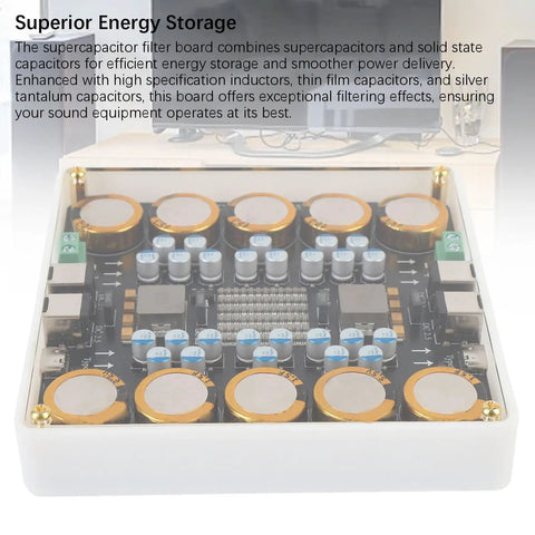 Heavy Duty Dc Power Conditioner 5V To 25V Offering 10 Amp Clean Juice Filter with capacitors for energy storage.