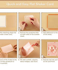 Step-by-step guide to using Flat Shaker Covers and Nesting Circle Dies for shaker card making with clear acetate sheets.