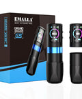 Grand G5 Wireless Tattoo Pen Machine with brushless drive and long battery life, high-visibility screen displayed with modular options