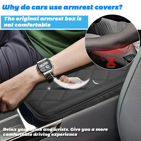 Hyundai Tucson Center Console Armrest Cover For 2025 2026 Limited And Hybrid Models Anti Scratch Protector highlighting comfort and protection.