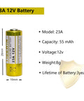 Top Tier 23A 12 Volt Alkaline Battery 5 Pack Heavy Duty Power For Remotes Garage Openers And Key Fobs Legit Long Lasting Performance Gonna Keep Your Electronics Running Slick All Day.