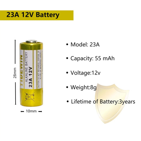 Top Tier 23A 12 Volt Alkaline Battery 5 Pack Heavy Duty Power For Remotes Garage Openers And Key Fobs Legit Long Lasting Performance Gonna Keep Your Electronics Running Slick All Day.