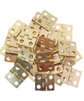 Gold Mini Metal Hinge Set 30Pcs 13x12mm Vintage Butt Hinges With Screws For Wooden Boxes Crafts Jewelry Boxes Chests Photo Frames DIY Hardware Accessories