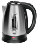 Stainless Steel Electric Kettle 1.8L With 1100W Rapid Boil, BPA Free Tea And Coffee Maker, Auto Shut Off, front view