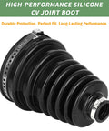 Versatile CV Axle Boot Repair Kit For 19 To 34mm Shafts Easy Install Flexible Silicone CV Joint Boot with steel clamp
